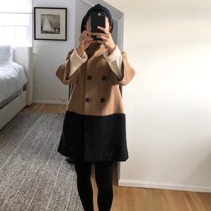 Coach Bicolor Cape Coat 🤍 size XS